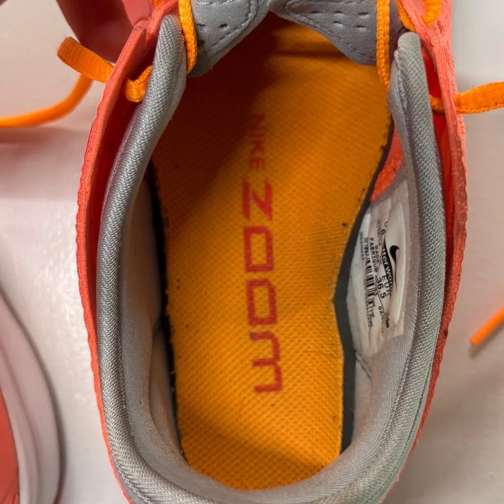 Nike Zoom Fit Agility Women’s Training Shoes Coral Orange Gray Size 6 - Picture 6 of 7